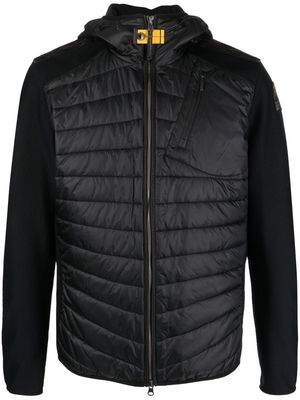 Parajumpers quilted zip-up hooded jacket - Black