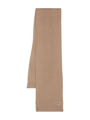 Parajumpers ribbed-knit scarf - Neutrals