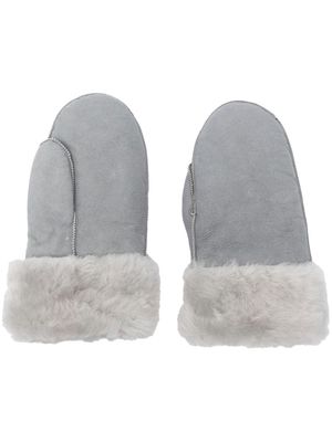 Parajumpers sheepskin-fleece-lined-mittens - Grey