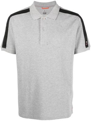 Parajumpers side stripe-detail polo shirt - Grey