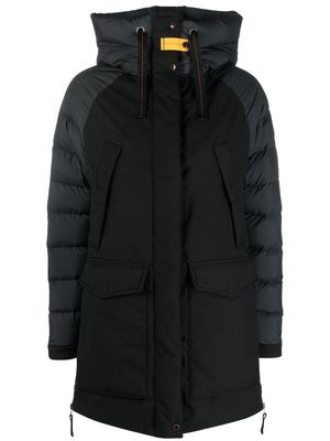 Parajumpers Sunday hooded quilted coat - Black