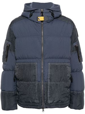 Parajumpers Tomcat panelled padded jacket - Blue