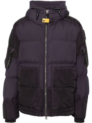 Parajumpers Tomcat panelled padded jacket - Purple