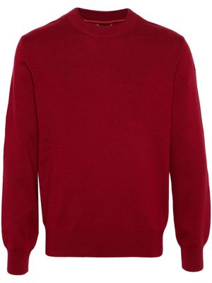 Parajumpers Wallace logo-appliqué wool blend jumper - Red