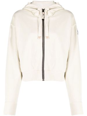 Parajumpers zip-fastening drawstring hoodie - Neutrals