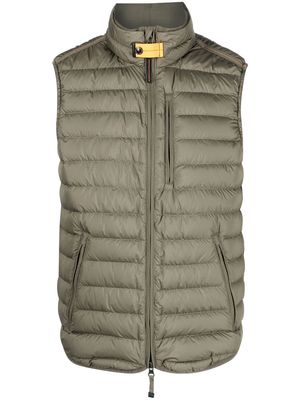 Parajumpers zip-up quilted gilet - Green