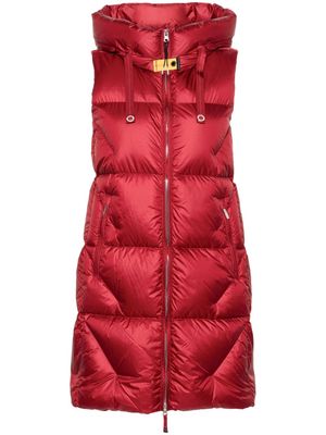 Parajumpers Zuly hooded padded gilet - Red