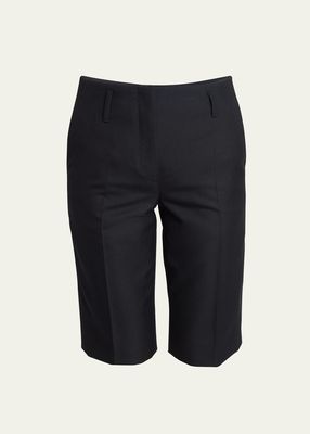 Parchia Long Wool Shorts