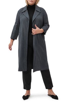 Pari Passu Charlie Pinstripe Coat in Gray