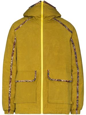 Paria Farzaneh contrast piped-trim detail jacket - Yellow