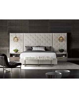 Parigi Tufted California King Bed with Panels