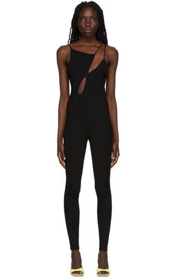 Paris Georgia Black Slit Jumpsuit