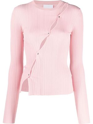Paris Georgia long-sleeve knitted top - Pink