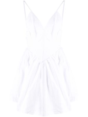 Paris Georgia Paloma cotton-blend minidress - White