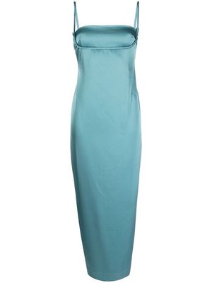 Paris Georgia Talia empire-line slip dress - Blue
