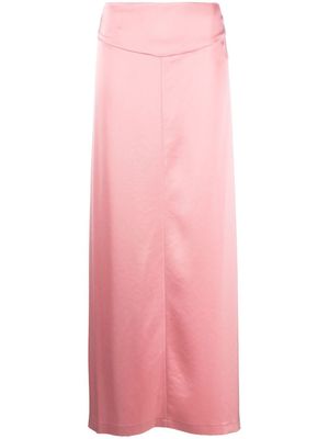 Paris Georgia tie-waist maxi skirt - Pink