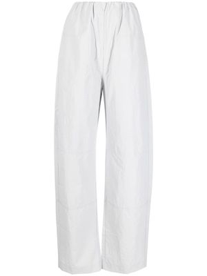 Paris Georgia wide-leg elasticated trousers - Blue