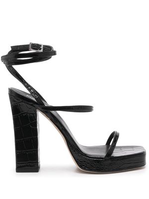 Paris Texas Bianca platform sandals - Black