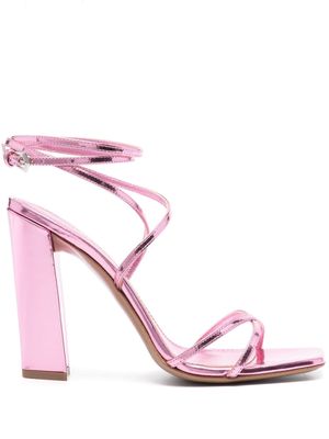 Paris Texas Diana 105mm leather sandals - Pink