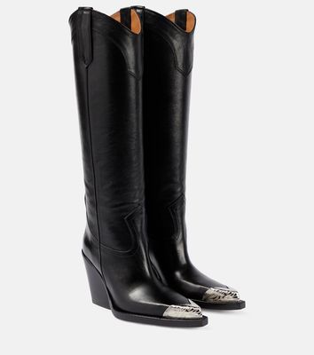 Paris Texas El Dorado embellished leather cowboy boots