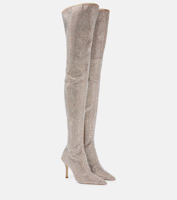 Paris Texas Embellished over-the-knee boots