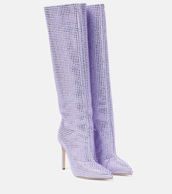 Paris Texas Holly embellished knee-high boots