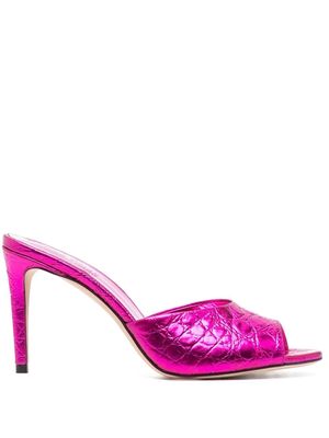 Paris Texas metallic high-heel sandals - Pink