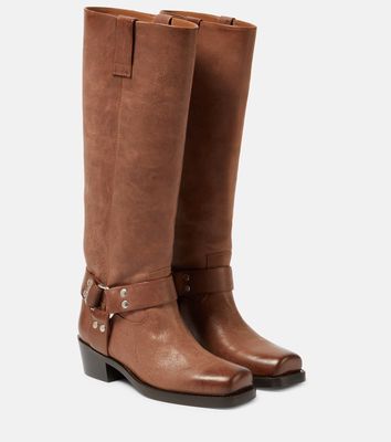 Paris Texas Roxy leather knee-high boots