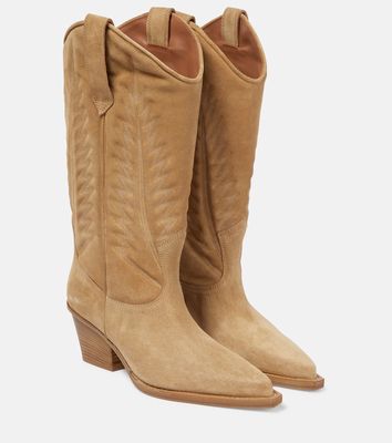 Paris Texas Suede cowboy boots