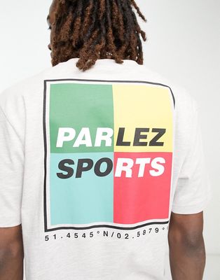 Parlez riviera t-shirt in gray