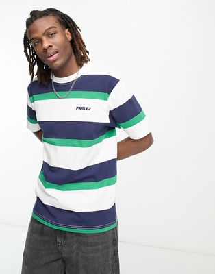 Parlez Topanga stripe T-shirt in green