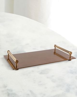 Parliament Aged Brass Tray