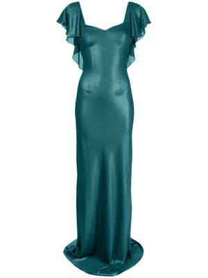 Parlor Mermaid maxi gown - Blue