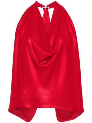 Parlor Passion draped top - Red