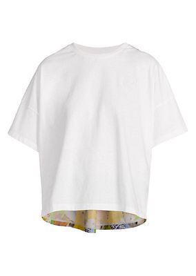 Parrot-Print Back T-Shirt