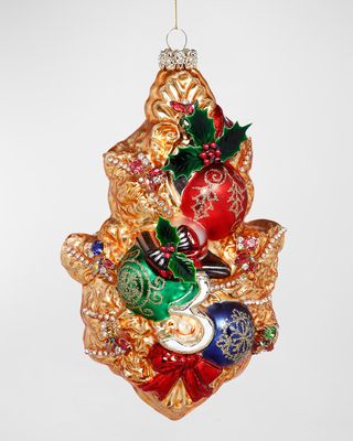 Partridge In A Pear Tree Jeweled Christmas Ornament