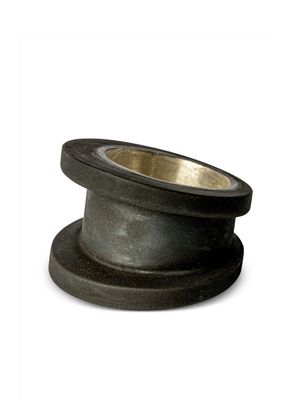 Parts of Four Chasm bronze ring - Black