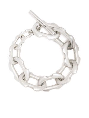 Parts of Four Deco Link toggle-chain bracelet - Silver