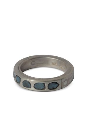 Parts of Four Sistema blue-diamond ring - Silver