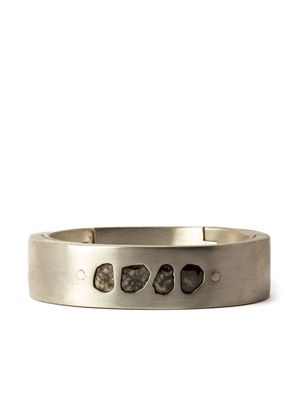 Parts of Four Sistema diamond-slab bracelet - Silver