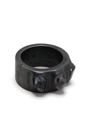 Parts of Four Sistema tanzanite ring - Black