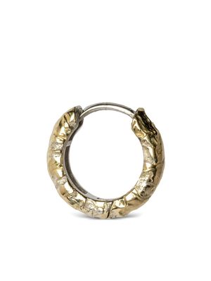 Parts of Four small hoop earrings - Gold