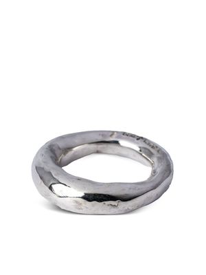 Parts of Four Spacer polished sterling-silver ring