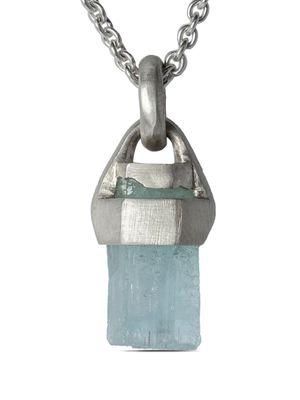 Parts of Four Talisman aquamarine pendant necklace - Silver