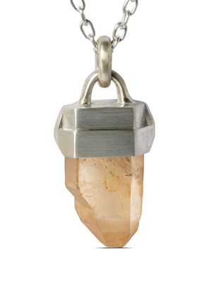 Parts of Four Talisman iron-quartz pendant necklace - Silver