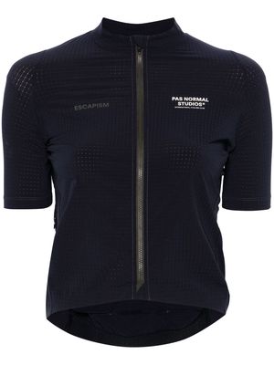 Pas Normal Studios logo-print lightweight cycling vest - Blue