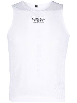 Pas Normal Studios logo-print tank top - White