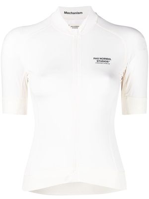 Pas Normal Studios Mechanism cycling vest - White