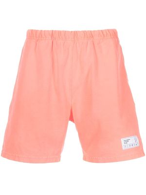 Pasadena Leisure Club logo-patch track shorts - Pink