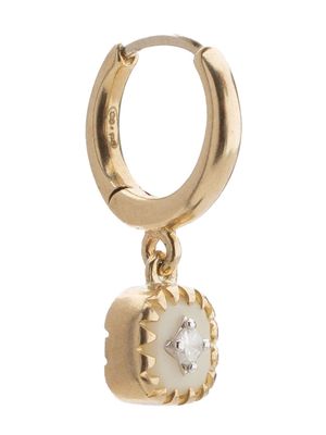 Pascale Monvoisin 9kt gold Pierrot diamond earring